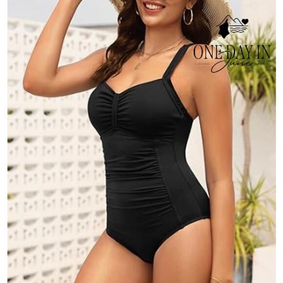 Tempt Me Tummy Control One Piece Swimsuit Size L - Picture 1 of 7